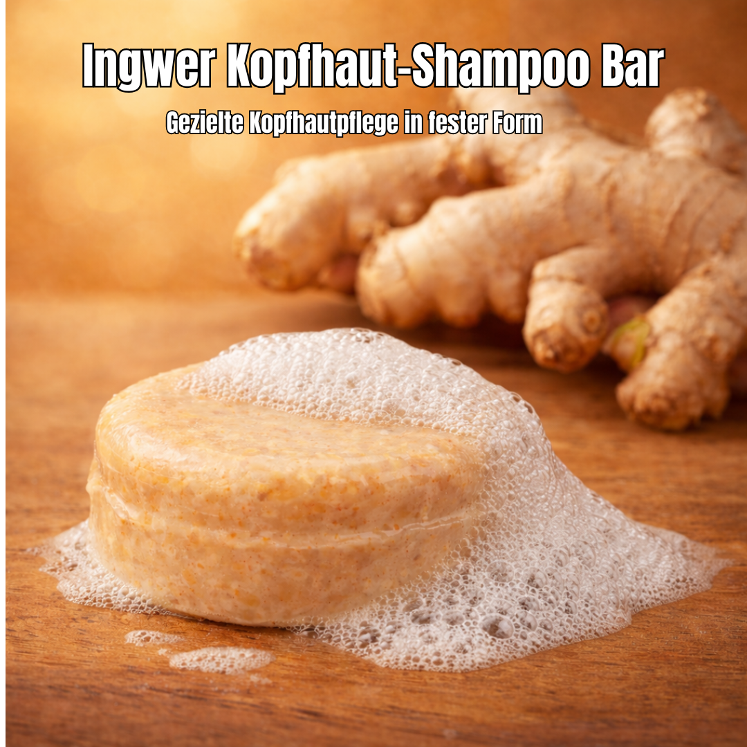 Lyzzea Ingwer Kopfhaut-Shampoo Bar